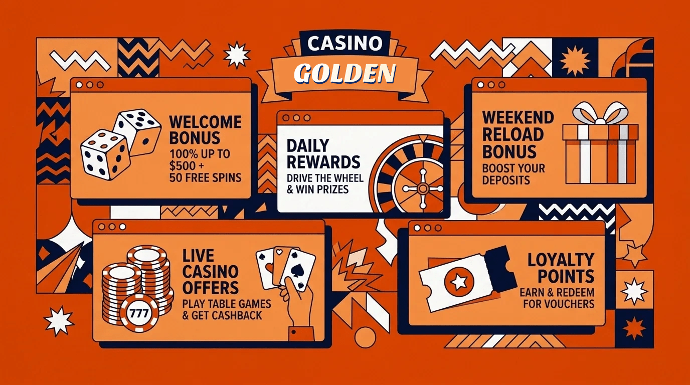 Golden Mister UK Casino offers many bonuses